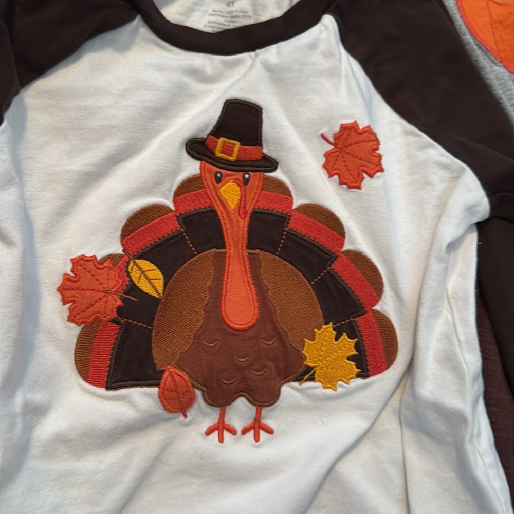 Fall shirts boys 4T - Picture 2 of 4